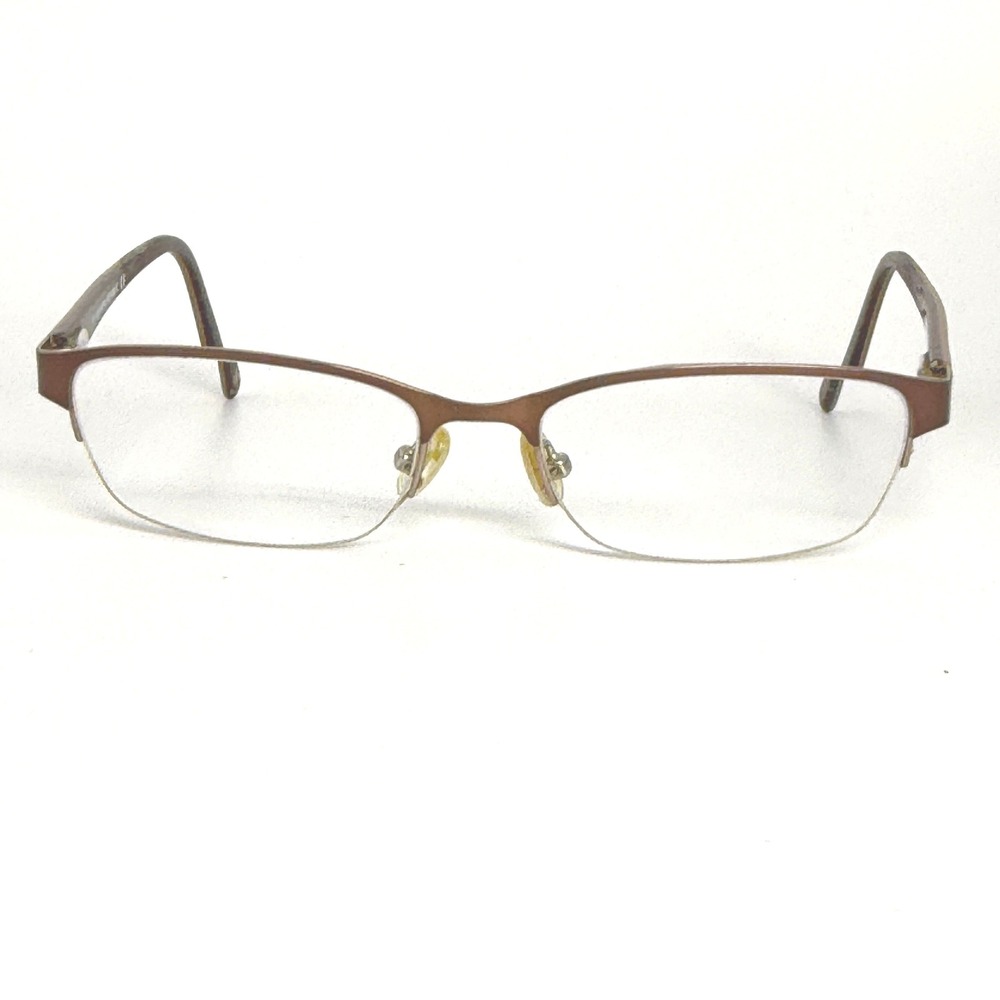 Banana Republic Nanette 0JQD 135 Brown Semi-Rimless Eyeglasses Frames Men 22217